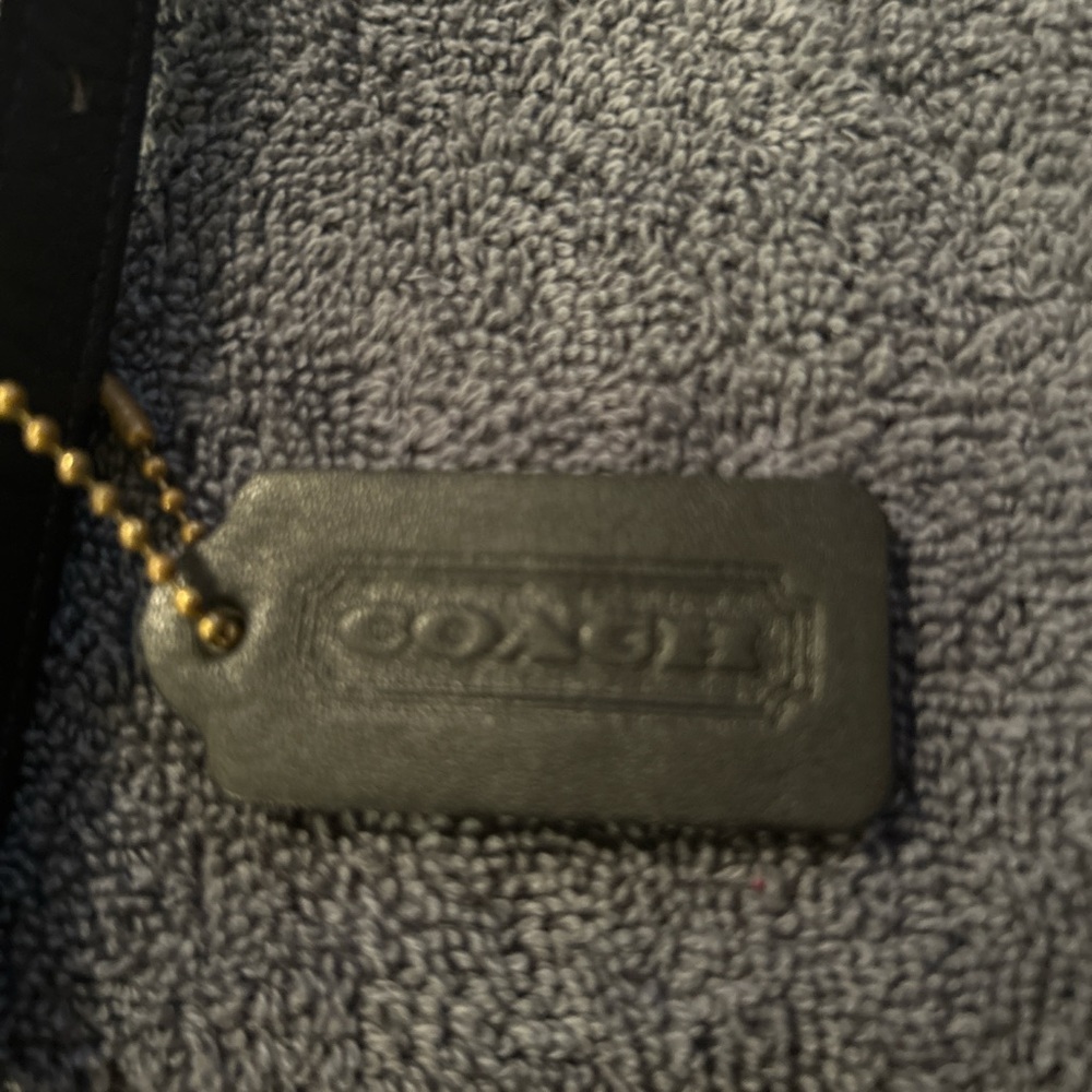 Coach Black Leather Crossbody Bag with Gold Hardware - Picture 3 of 10